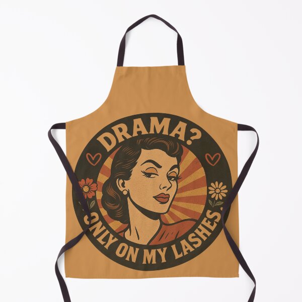 Item preview, Drama? Only On My Lashes – Retro pop art lashes Design designed and sold by Meandmyshop.