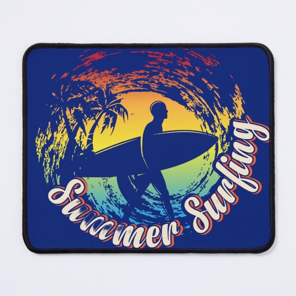Item preview, Summer Sticker Surfing Beach Bash T-Shirts For Women For Men For Kids Camisetas de verano con pegatinas para surfear en la playa para mujeres, hombres y niños designed and sold by RDRdesign.