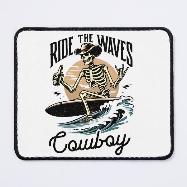 Item preview, Surfing Vacation :Ride the Waves Cowboy Western Surf Apparel designed and sold by RDRdesign.