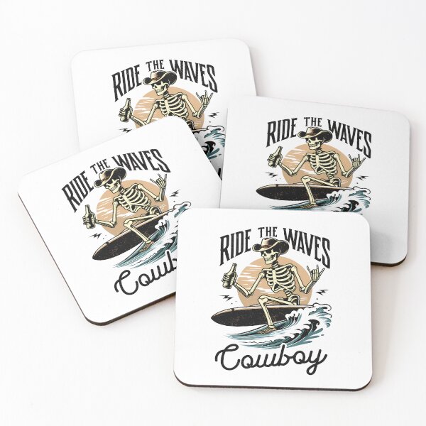 Item preview, Surfing Vacation :Ride the Waves Cowboy Western Surf Apparel designed and sold by RDRdesign.