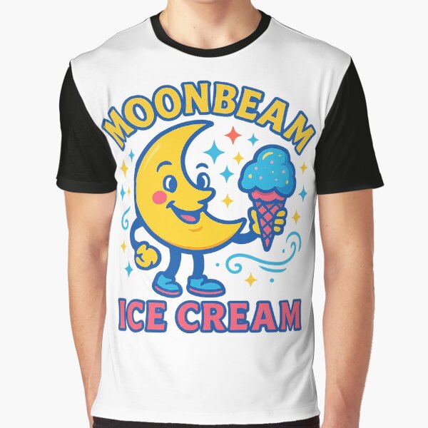 Item preview, Moonbeam Ice Cream vibrant designed and sold by Elbeety.