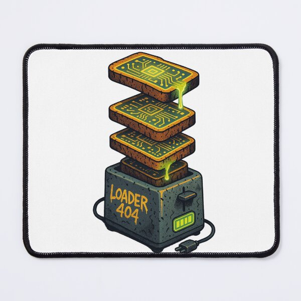 Item preview, TOAST STACK 404 – Glitched Breakfast Circuit designed and sold by MasterShiffu.