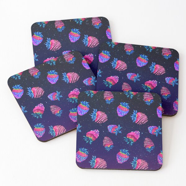 Item preview, Cosmic Candied Strawberries Pattern designed and sold by cazmie.