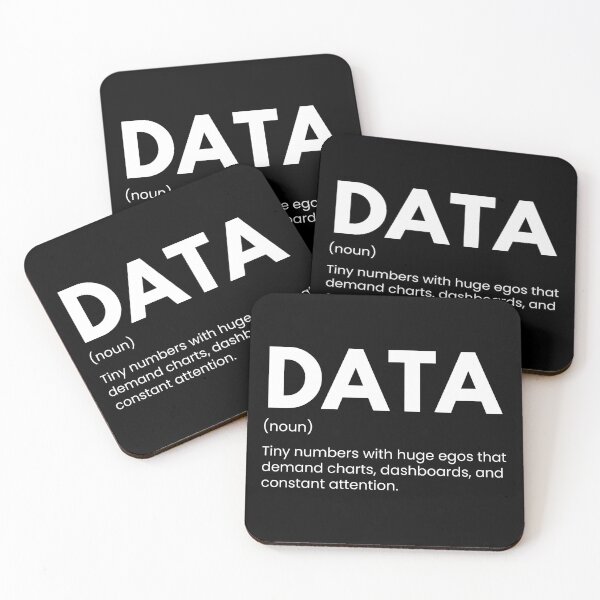 Item preview, Data Analyst And Data Scientist Funny Data Definition designed and sold by CuteLovelyDesigns.