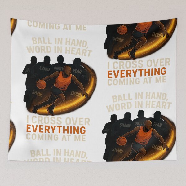 Item preview, Ball in Hand, Word in Heart- I Cross Over Everything designed and sold by FaithDripStudio.