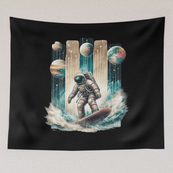 Item preview, Space Surfing Free Your Mind, Surf Everywhere designed and sold by RDRdesign.