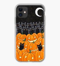 Black Cats & Jack-o-Lanterns iPhone Case