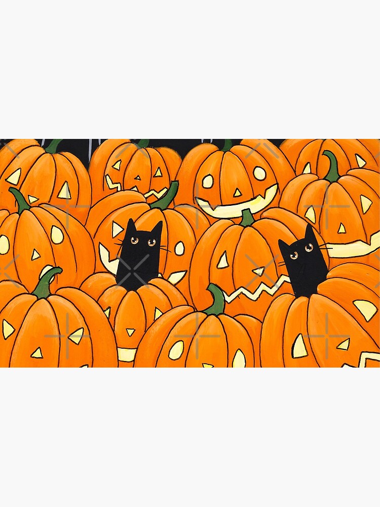 Black Cats & Jack-o-Lanterns by kilkennycat
