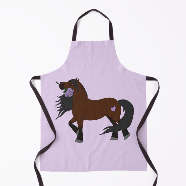 Item preview, Cute Bay Cartoon Pony with Purple Rose designed and sold by DappledMoon.