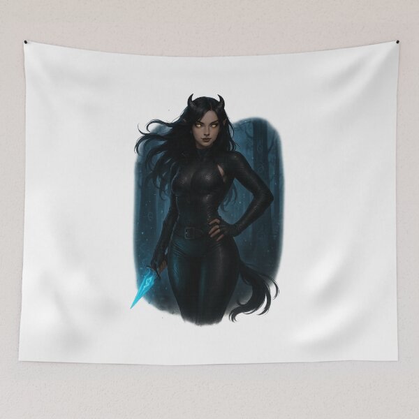 Item preview, Shadowblade Demoness in Enchanted Forest designed and sold by QuirkWears.