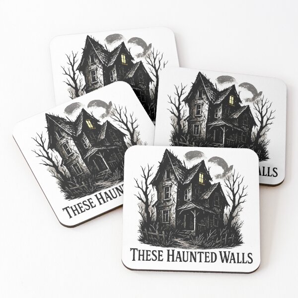 Item preview, These Haunted Walls – Haunted House designed and sold by Spooky-Grandpa.