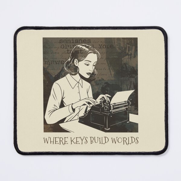 Item preview, Where Keys Build Worlds: Writer Art designed and sold by KiwiRider.