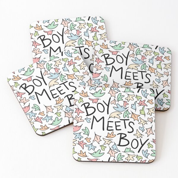 Item preview, Colorful Leaves Pattern Boy Meets Boy designed and sold by Khotekmei.