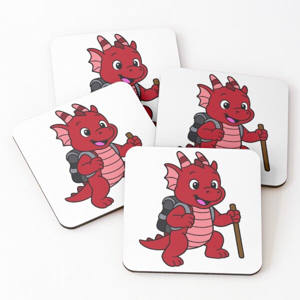 Item preview, Hiking Dragon - Red designed and sold by AngelMiette.