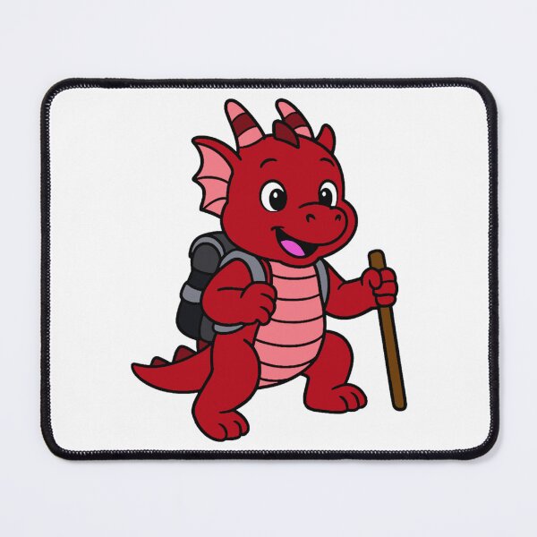 Item preview, Hiking Dragon - Red designed and sold by AngelMiette.