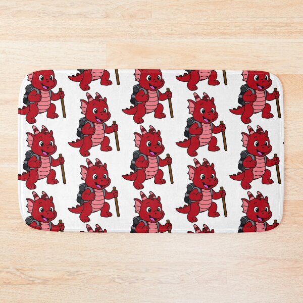 Item preview, Hiking Dragon - Red designed and sold by AngelMiette.