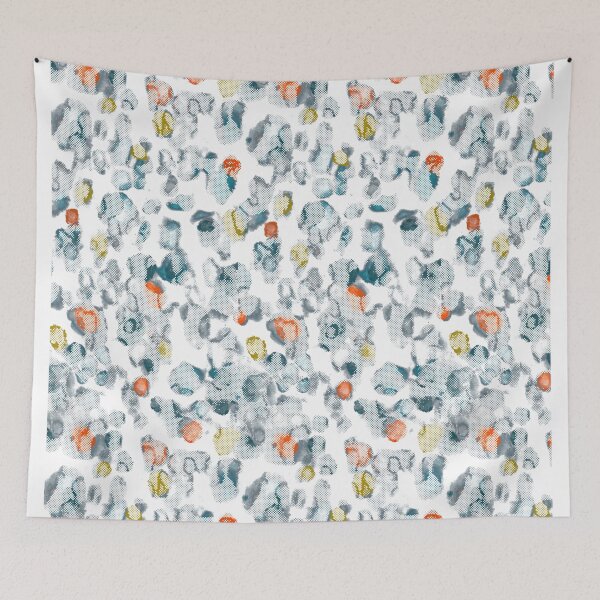 Item preview, Digital painting animalier white designed and sold by Alessandro Remo Mazzoni Remotextiles.