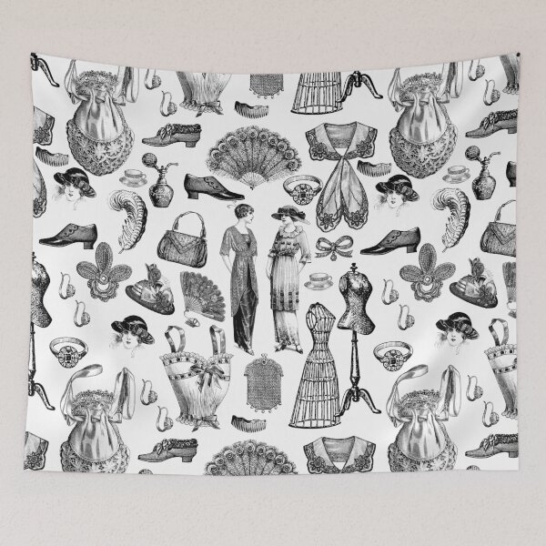 Item preview, Toile blanco antiguo de estilo eduardiano vintage para damas designed and sold by Gossip Rag.