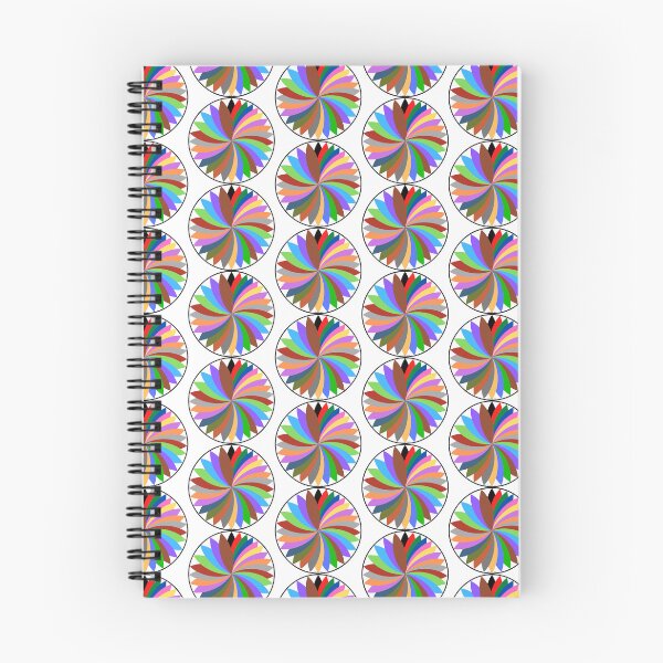 Item preview, Multicolored flower rosette – cheerful compass drawing designed and sold by nounouangelique.
