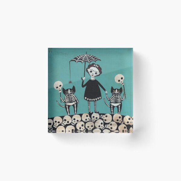 Day of the Dead  Acrylic Block