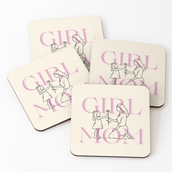 Item preview, Girl Mom – Mother & Daughter Flower Moment Wall Art designed and sold by SocialSway.