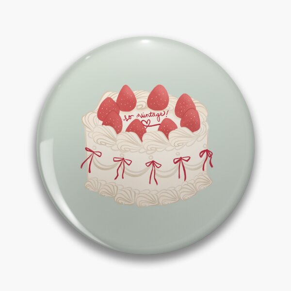 Item preview, Strawberry Cake with Vintage Icing designed and sold by BENTOMODACHI.