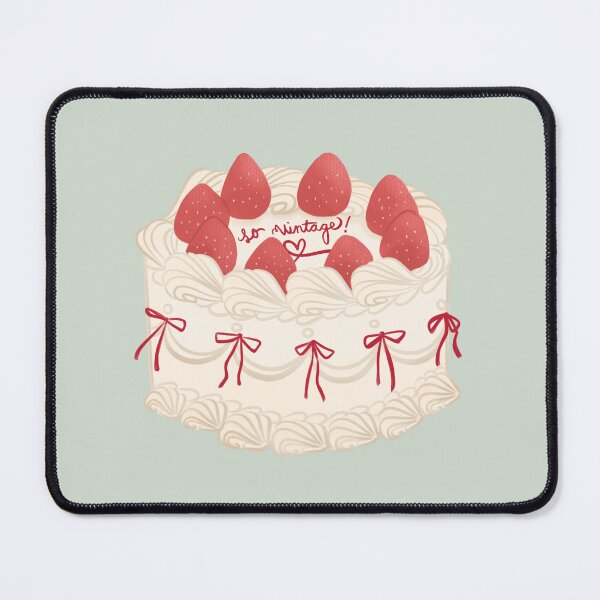 Item preview, Strawberry Cake with Vintage Icing designed and sold by BENTOMODACHI.