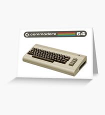 Commodore 64 Greeting Card