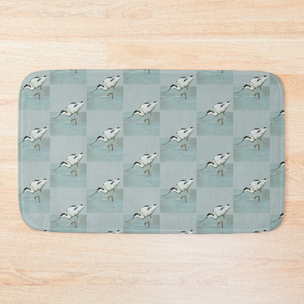 Item preview, Avocet in Water, Long-Legged Bird, Sea Green Color designed and sold by JoyfulWhimsy.