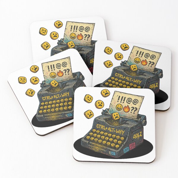 Item preview, KEYSMASH 5000 – Emoji Typewriter Meltdown designed and sold by MasterShiffu.