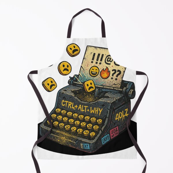 Item preview, KEYSMASH 5000 – Emoji Typewriter Meltdown designed and sold by MasterShiffu.