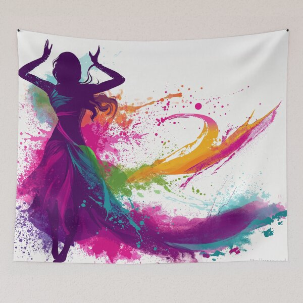 Item preview, Colourful Dancer designed and sold by BeatnikBuddha.
