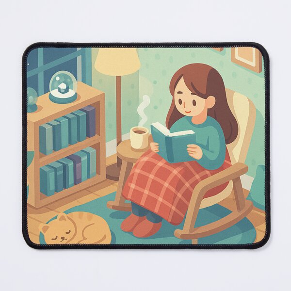 Item preview, Cozy Reading Room – Isometric Cartoon Illustration designed and sold by MasterShiffu.