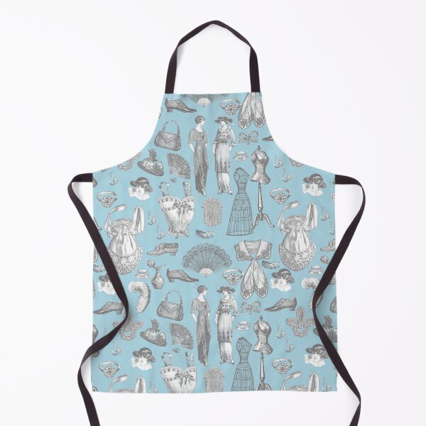 Item preview, Toile azul antiguo de estilo eduardiano vintage para damas designed and sold by Gossip Rag.