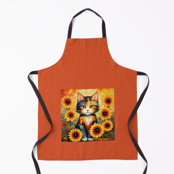 Item preview, A beautiful kitten among the sunflowers. designed and sold by Natalia-Vlad.