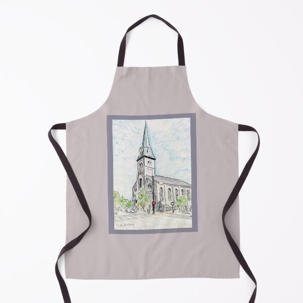 Item preview, St. George's Episcopal Church - watercolor and pen designed and sold by Annie Mason Art.