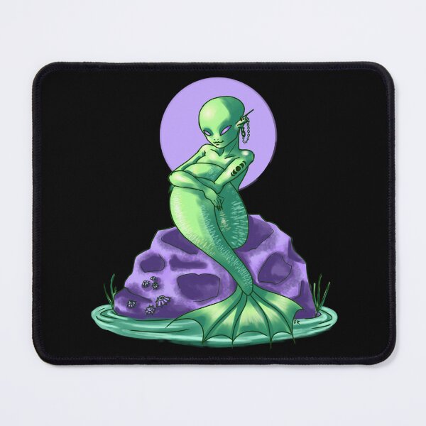 Item preview, Part of Your World Alien Mermaid designed and sold by EveningRaine.