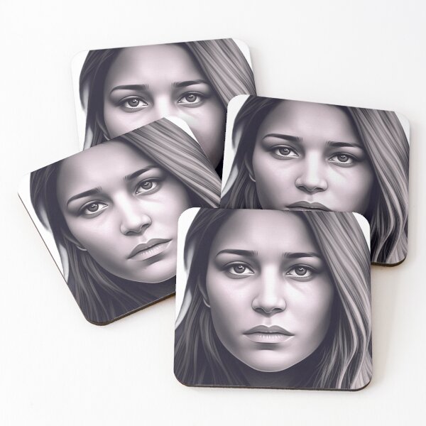 Item preview, Gentle portrait of a thoughtful woman designed and sold by shahinsy.