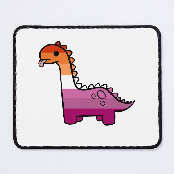 Item preview, little dino (lesbian flag)  designed and sold by HalfEyedJack.