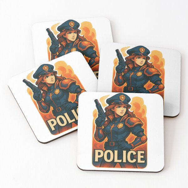 Item preview, Female Police Officer with Firmness designed and sold by JonelleTshirts.