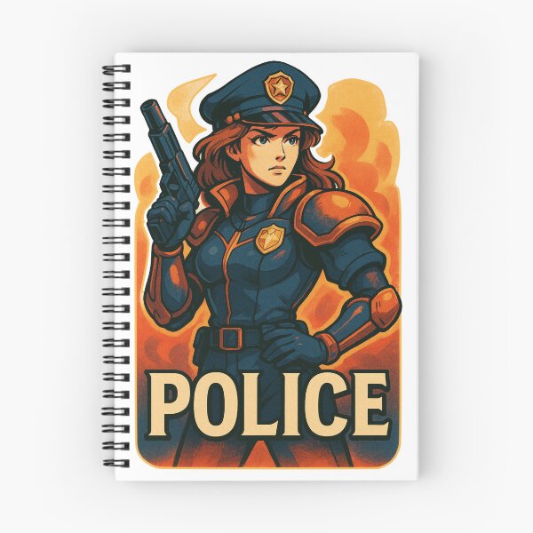 Item preview, Female Police Officer with Firmness designed and sold by JonelleTshirts.
