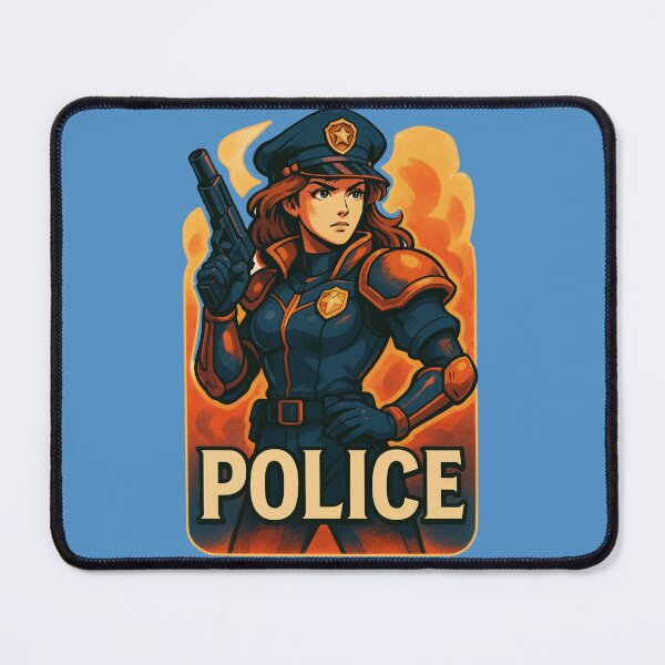 Item preview, Female Police Officer with Firmness designed and sold by JonelleTshirts.