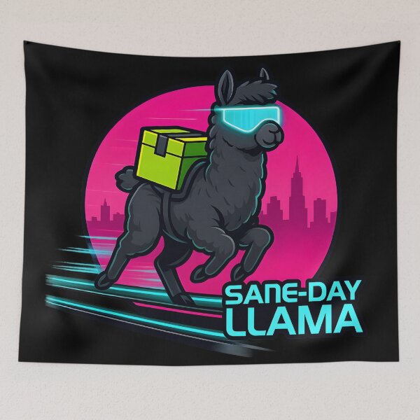 Item preview, Same-Day Llama Outrun Delivery designed and sold by MysticArtisan.