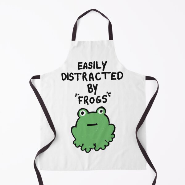 Item preview, Easily Distracted by Frogs designed and sold by The Blue&Purple Cat.