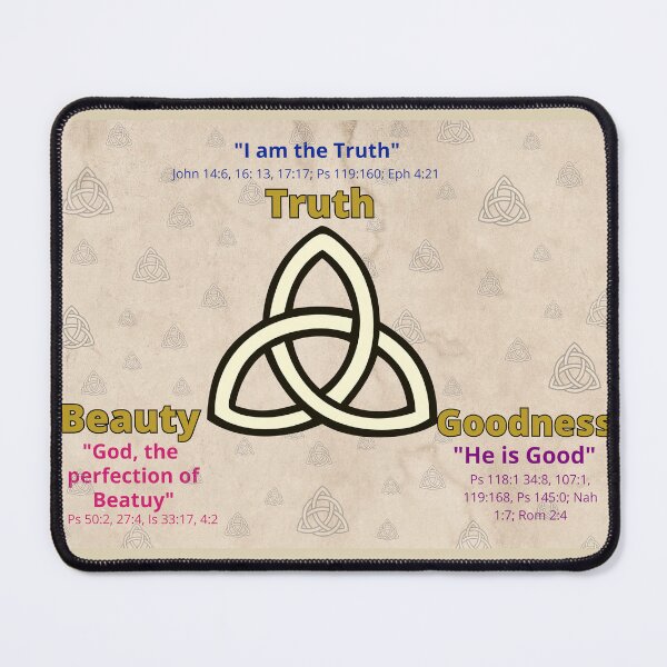 Item preview, Truth Goodness Beauty - Trinity Knot designed and sold by stella literarium.