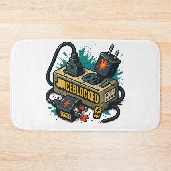Item preview, JUICEBLOCKED – Glitched Power Strip Meltdown designed and sold by MasterShiffu.