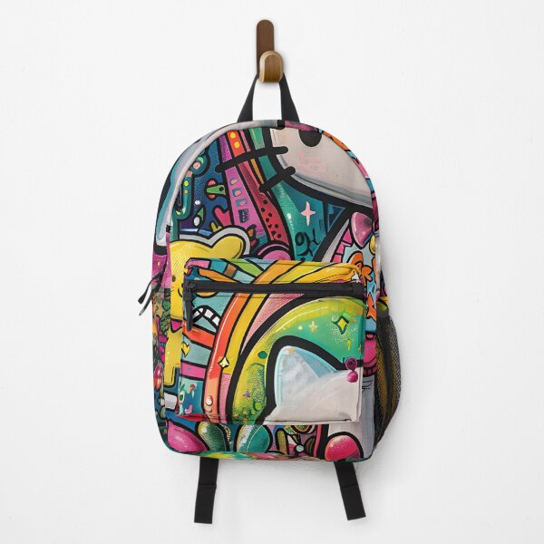 Item preview, Rainbow Kitty Vibes – Kawaii Pop Art Sunshine Digital Design designed and sold by AnnDesignStudio.