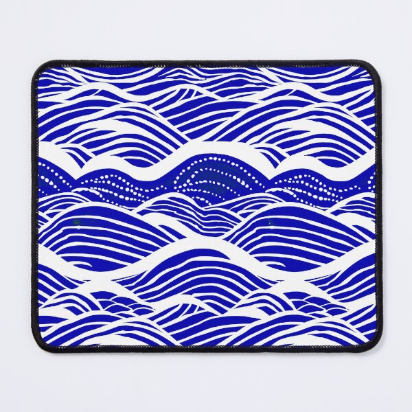 Item preview, Beautiful Blue Waves Abstract Designs With White Surf designed and sold by DEC02.