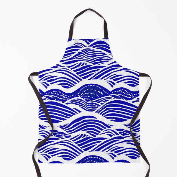 Item preview, Beautiful Blue Waves Abstract Designs With White Surf designed and sold by DEC02.