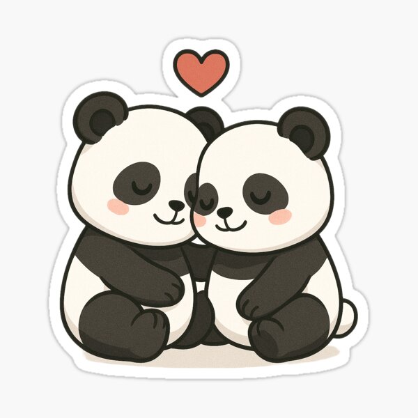 Item preview, Panda love designed and sold by kiki-kiki1.